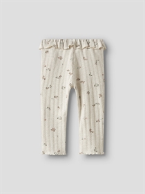 NAME IT Hulmønster Leggings Lower Peyote Melange
